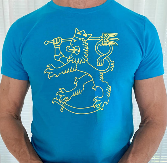 Support T-shirt blue